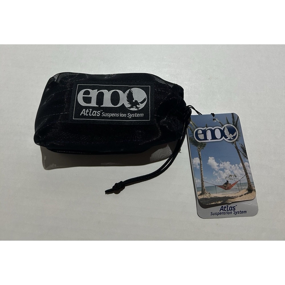 ENO Atlas Suspension System, Black, Brand new for tree to Hammock connect